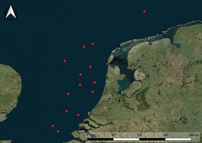 Offshore batdetector network