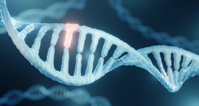 A single DNA letter, or nucleotide, is mutated. CRISPR-Cas can introduce these mutations, but they also occur in nature.